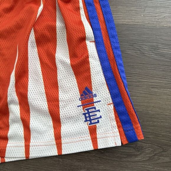 Adidas Mens Eric Emanuel Hoops Summer Essentials Shorts Basketball XXL 2XLT - Picture 2 of 7